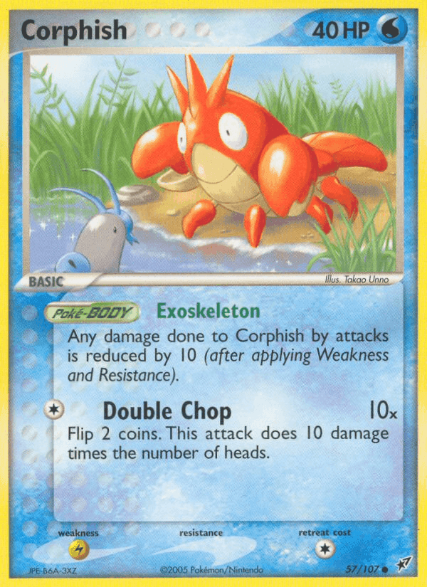 Corphish, carta 57 di EX Deoxys
