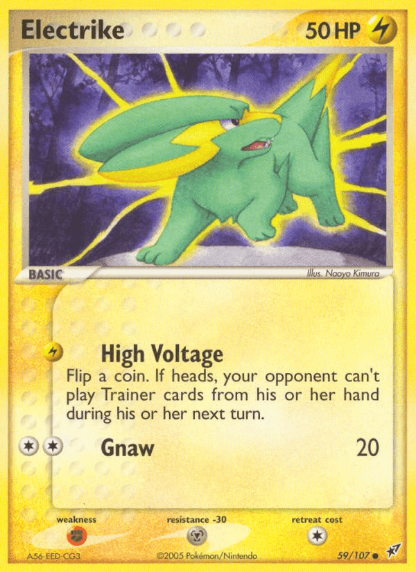 Electrike, carta 59 di EX Deoxys