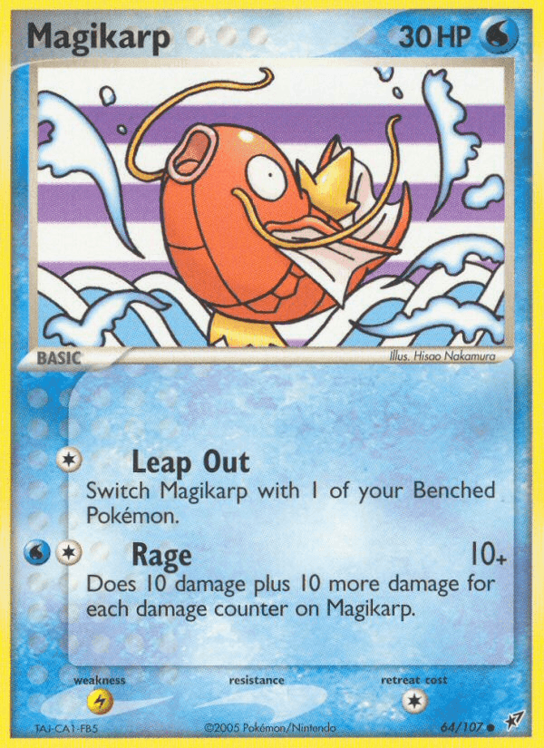 Magikarp, carta 64 de Deoxys