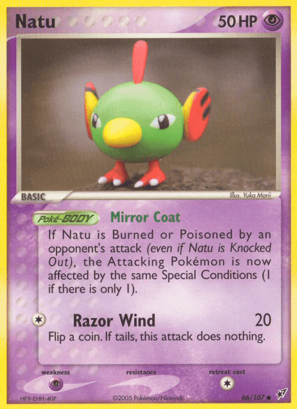 Natu, card 66 from Deoxys
