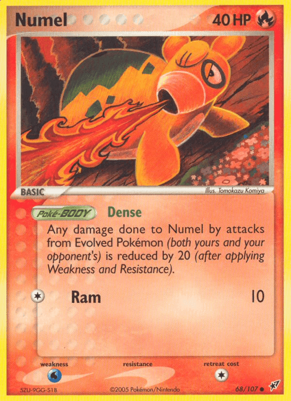 Numel, card 68 from Deoxys