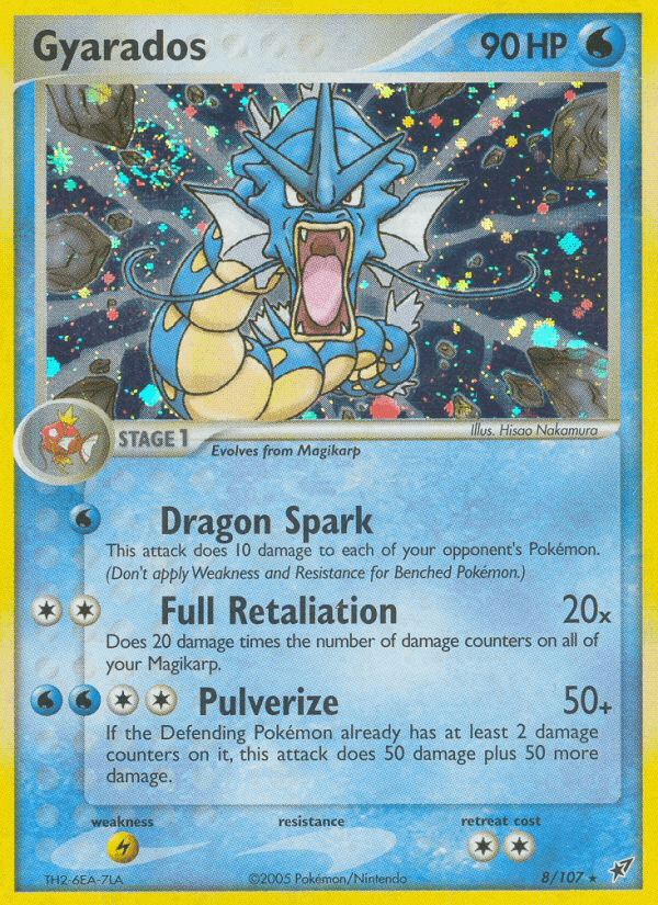 Gyarados, carta 8 di EX Deoxys