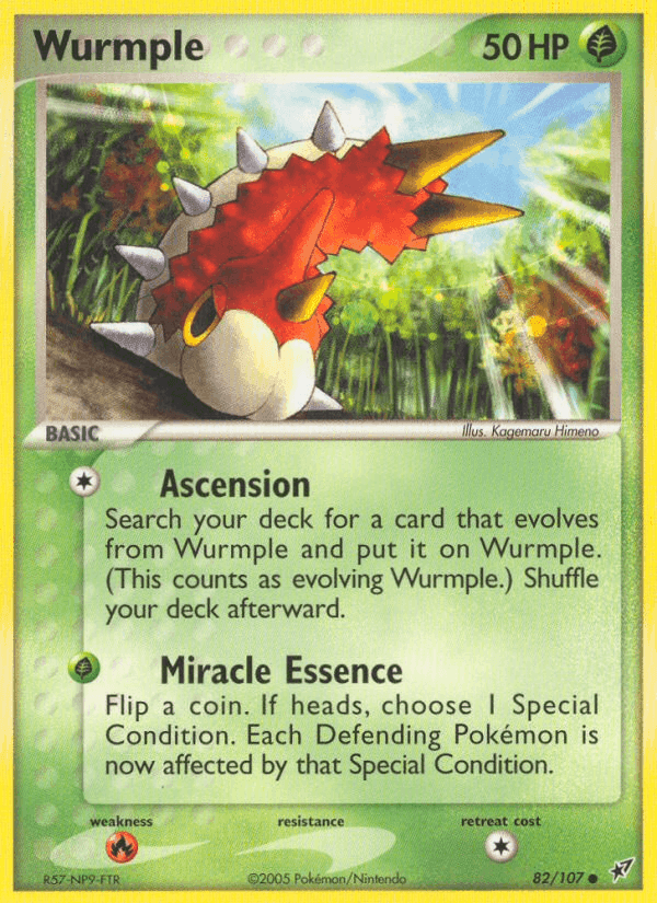 Wurmple, card 82 from Deoxys