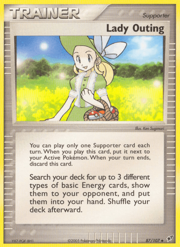 Lady Outing, card 87 from Deoxys