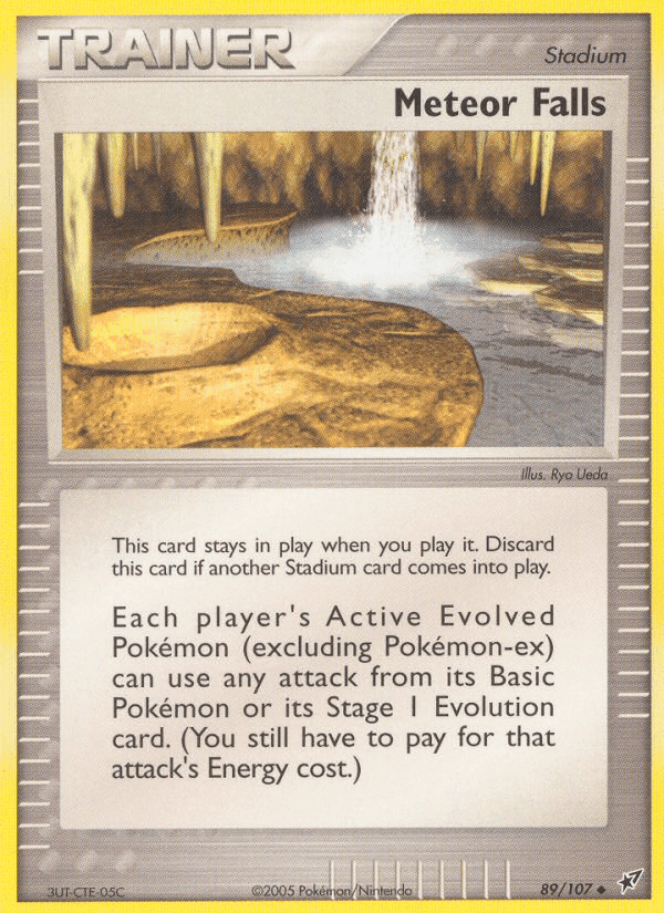 Meteor Falls, card 89 from Deoxys