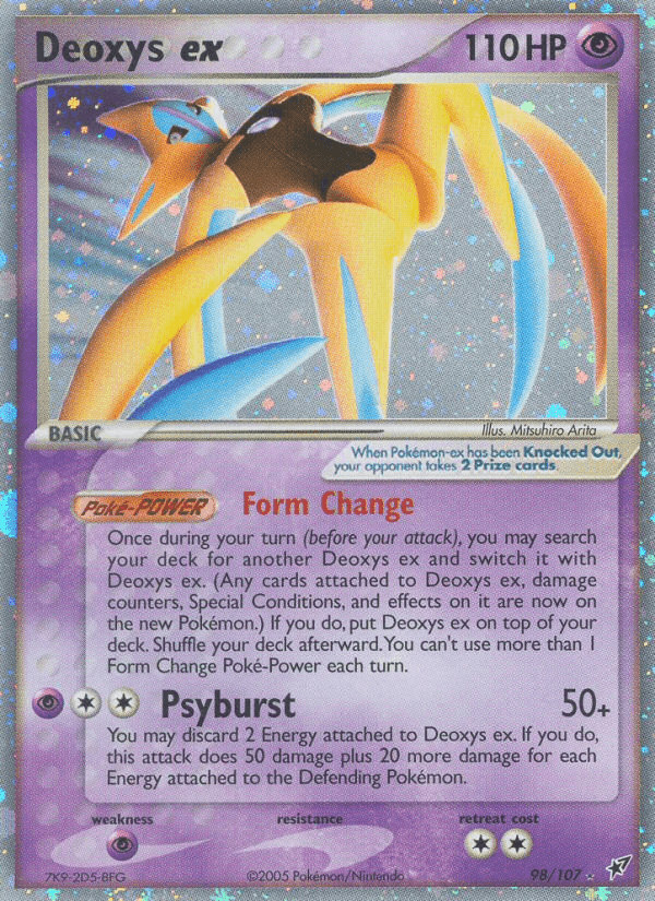 Deoxys ex, card 98 from Deoxys