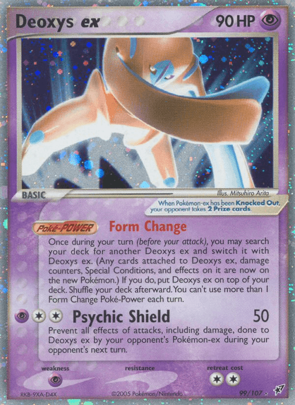 Deoxys ex, card 99 from Deoxys