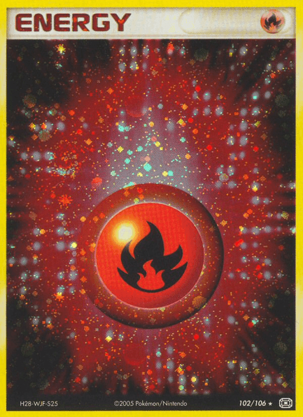 Fire Energy, card 102 from Emerald