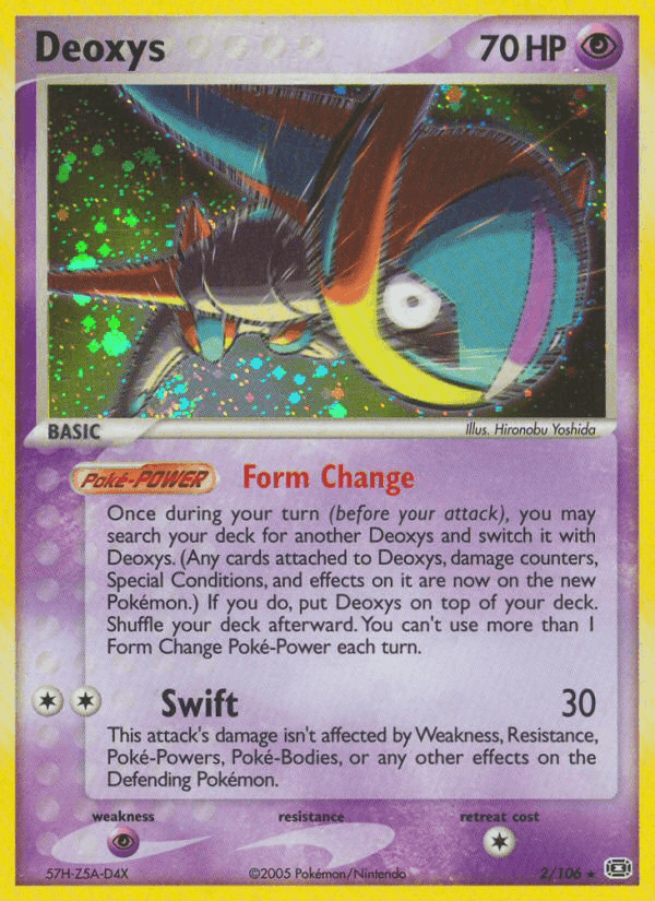 Deoxys, carta 2 di EX Smeraldo
