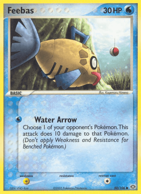 Feebas, carta 50 di EX Smeraldo
