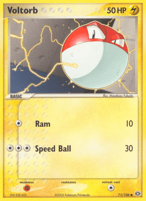 Voltorb, card 71 from Emerald