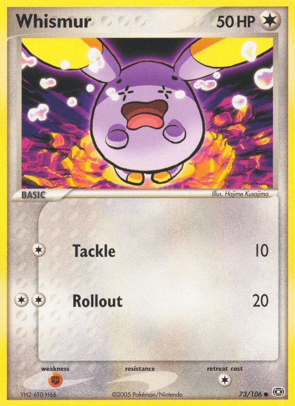 Whismur, card 73 from Emerald