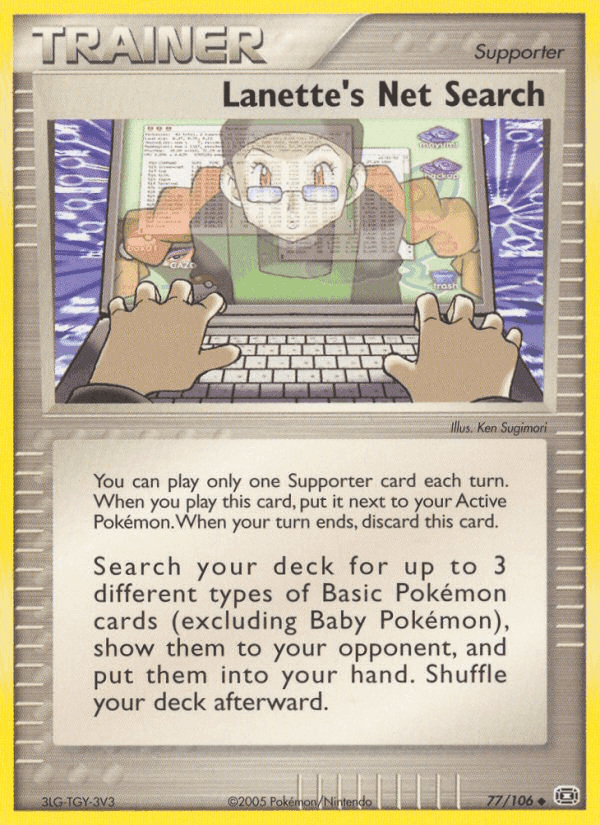 Lanette's Net Search, card 77 from Emerald