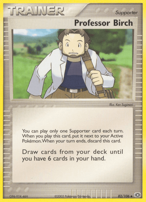 Professor Birch, card 82 from Emerald