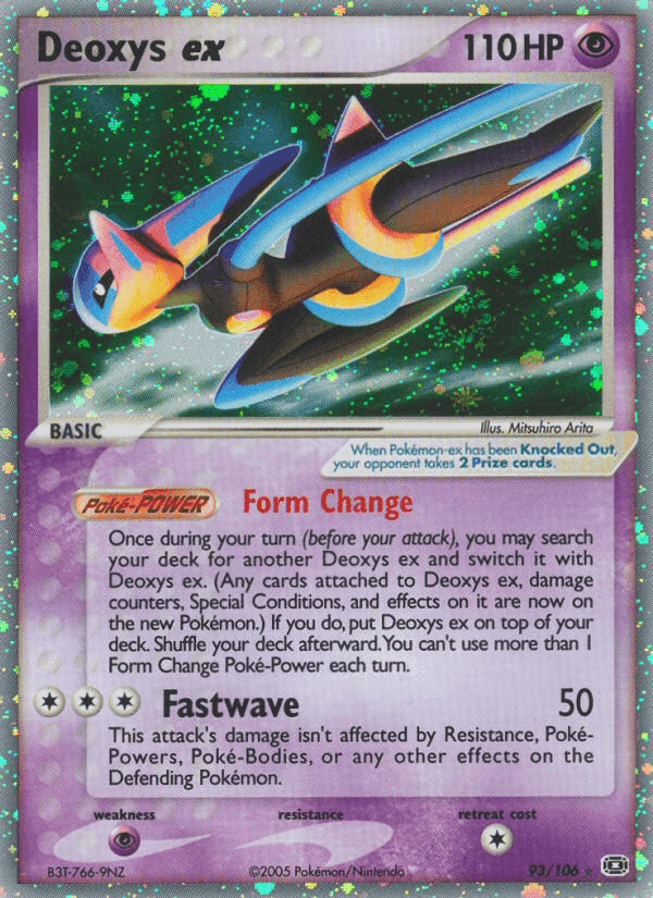 Deoxys ex, card 93 from Emerald