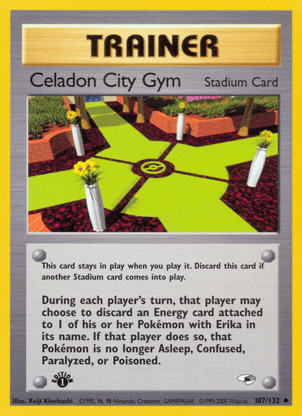 Celadon City Gym, card 107 from Gym Heroes