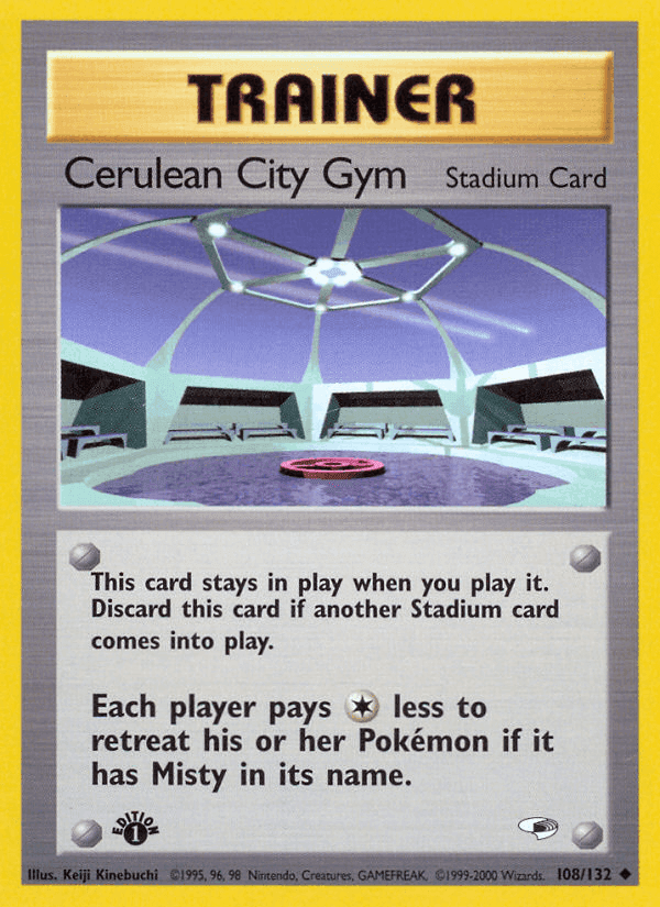 Cerulean City Gym, card 108 from Gym Heroes