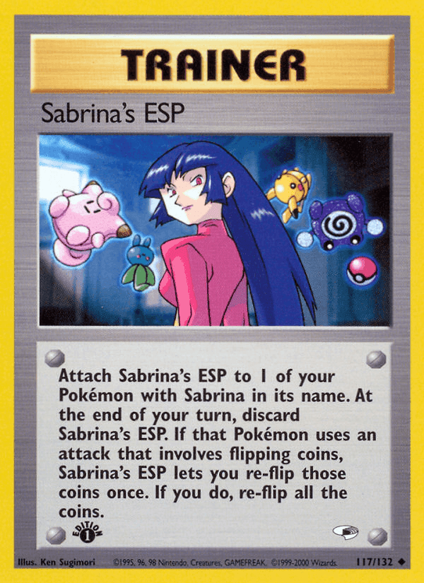 Sabrina's ESP, card 117 from Gym Heroes