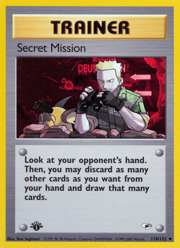 Secret Mission, card 118 from Gym Heroes