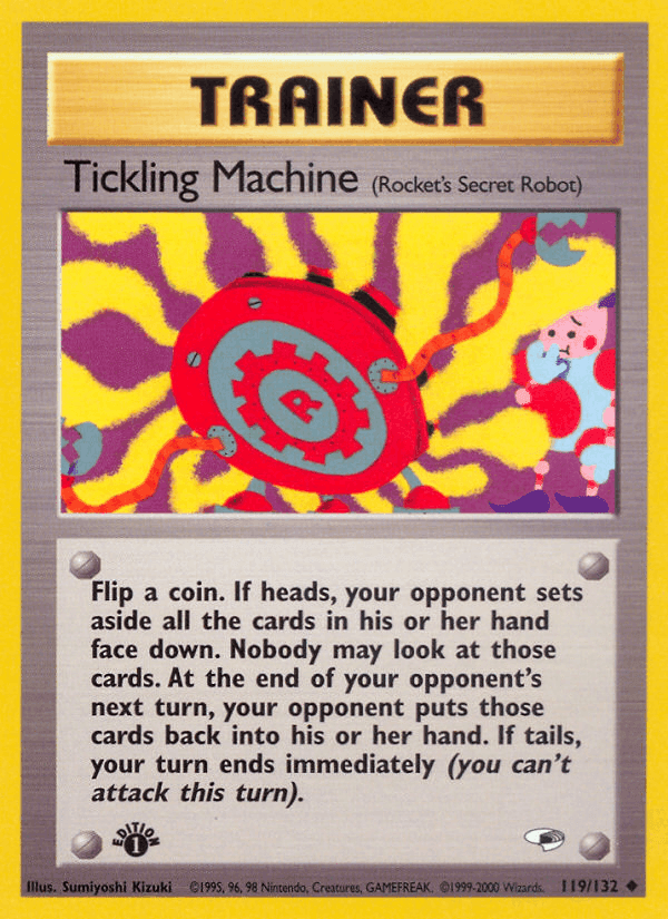Tickling Machine, card 119 from Gym Heroes