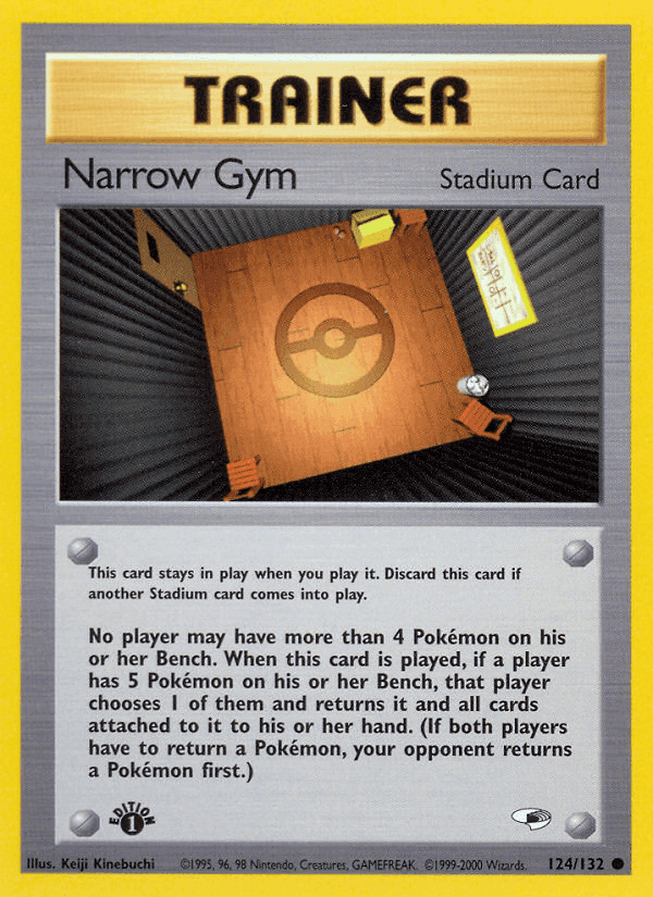 Narrow Gym, card 124 from Gym Heroes