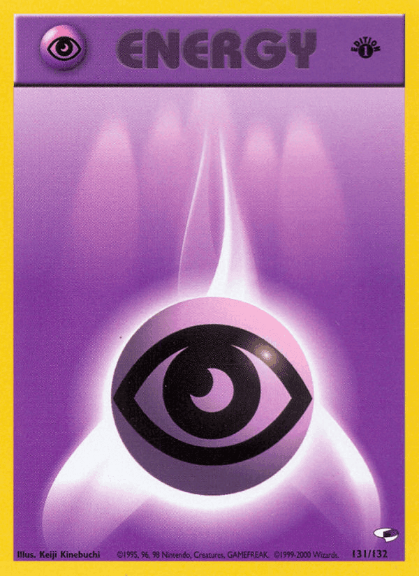 Psychic Energy, card 131 from Gym Heroes