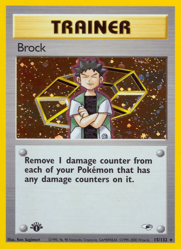 Brock, carte 15 de Gym Heroes