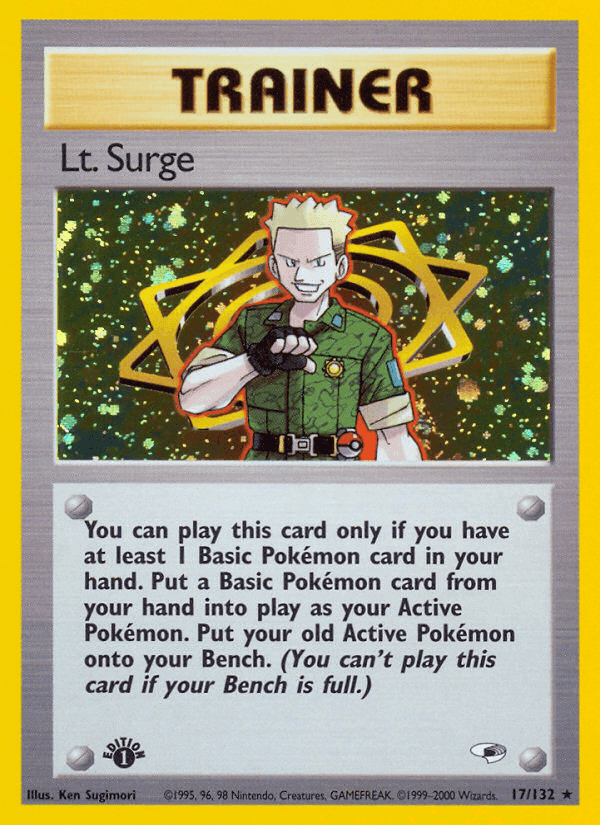 Lt. Surge, carte 17 de Gym Heroes