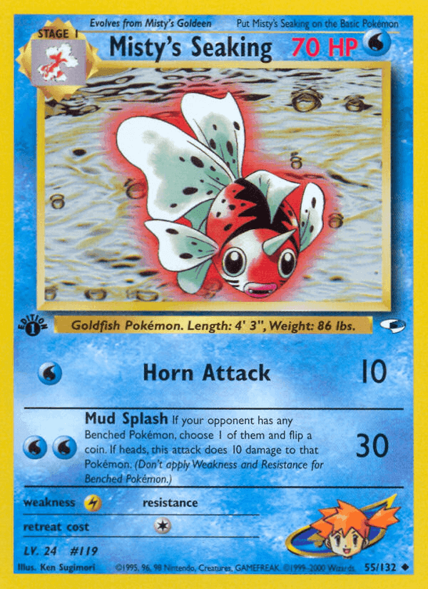 Misty's Seaking, carte 55 de Gym Heroes