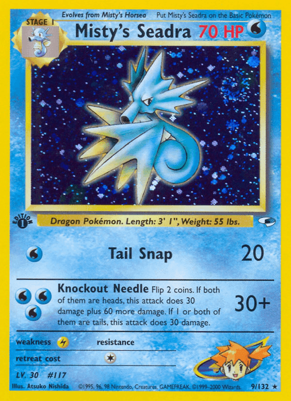 Misty's Seadra, carta 9 de Gym Heroes