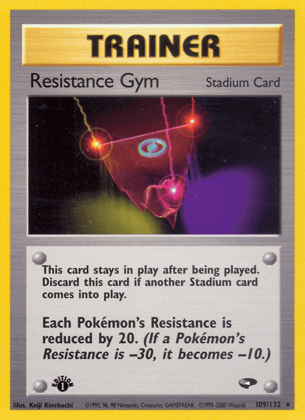 Resistance Gym, card 109 from Gym Challenge