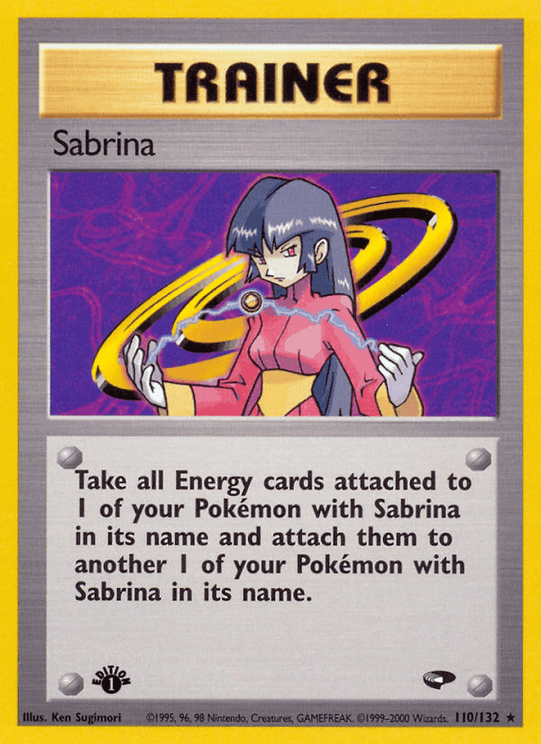Sabrina, card 110 from Gym Challenge