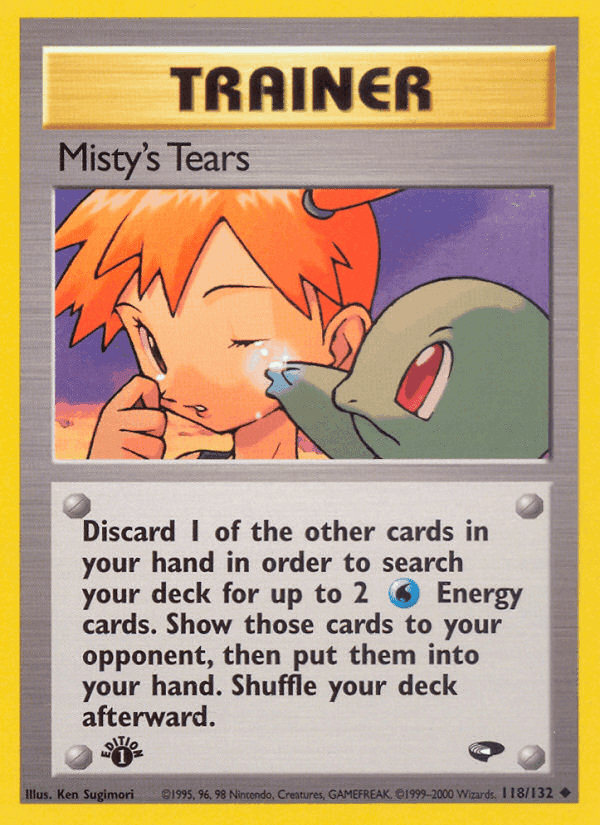 Misty's Tears, card 118 from Gym Challenge