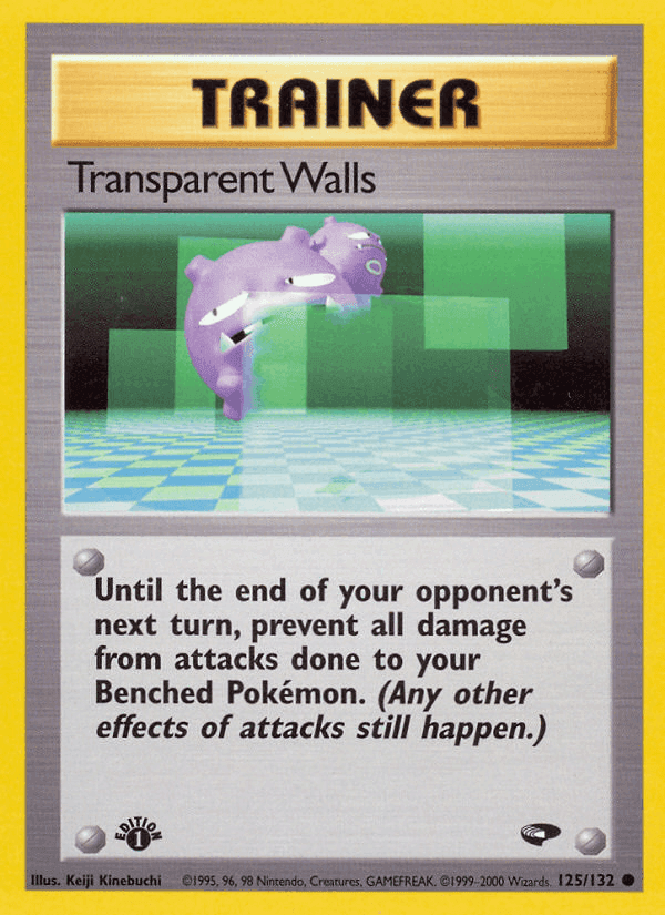 Transparent Walls, card 125 from Gym Challenge