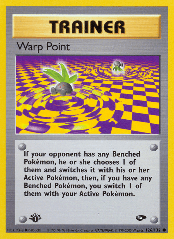 Warp Point, card 126 from Gym Challenge