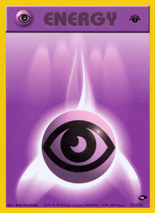 Psychic Energy, card 131 from Gym Challenge