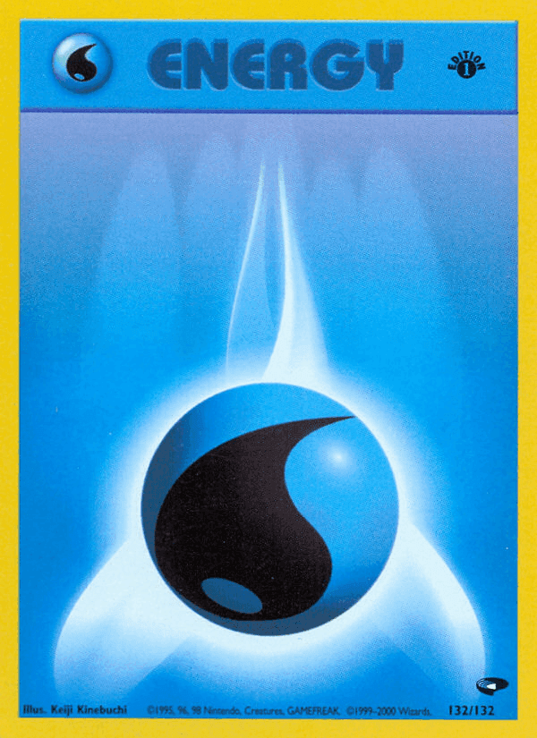 Water Energy, card 132 from Gym Challenge
