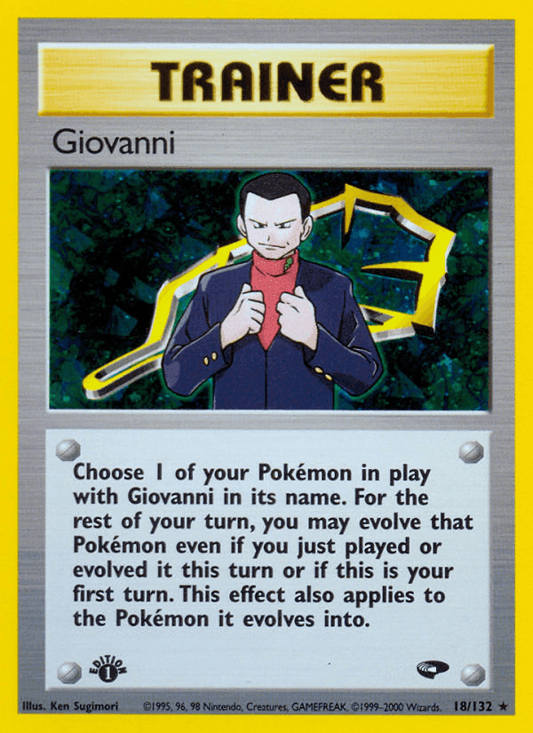 Giovanni, card 18 from Gym Challenge