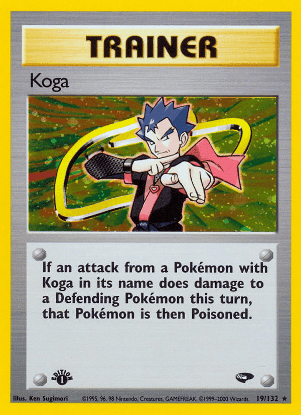 Koga, carta 19 de Gym Challenge