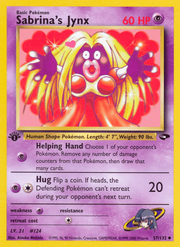 Sabrina's Jynx, carta 57 de Gym Challenge