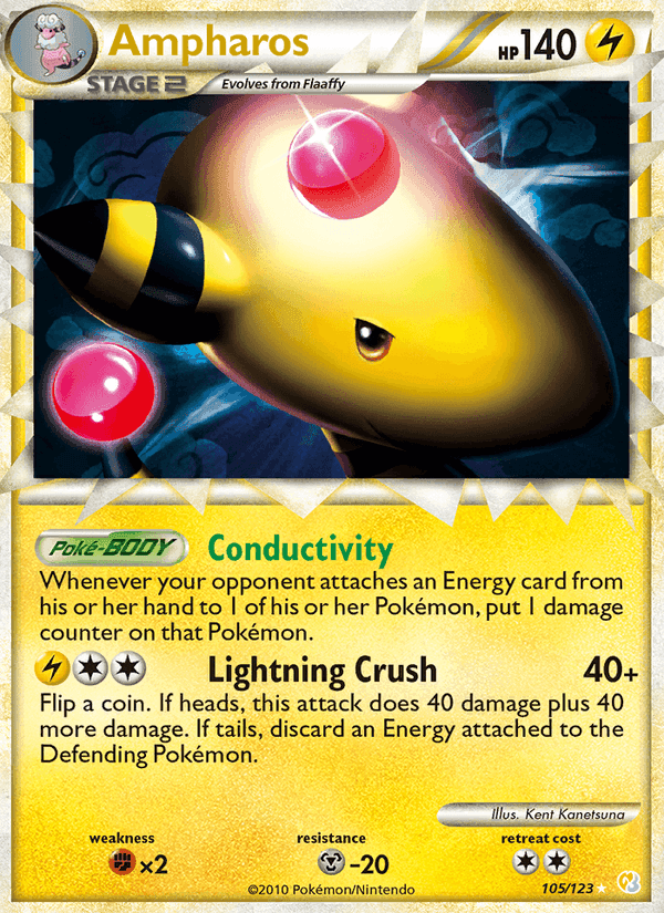 Ampharos, carta 105 di HeartGold SoulSilver