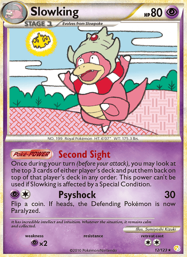 Slowking, carta 12 de HeartGold SoulSilver