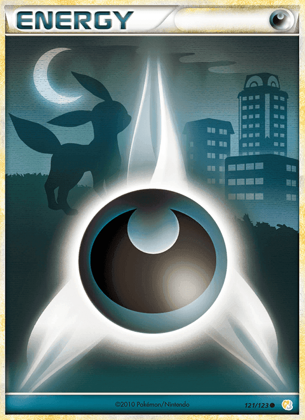 Darkness Energy, card 121 from HeartGold SoulSilver