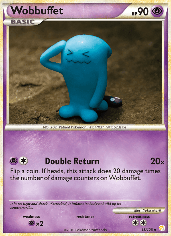 Wobbuffet, carta 13 de HeartGold SoulSilver