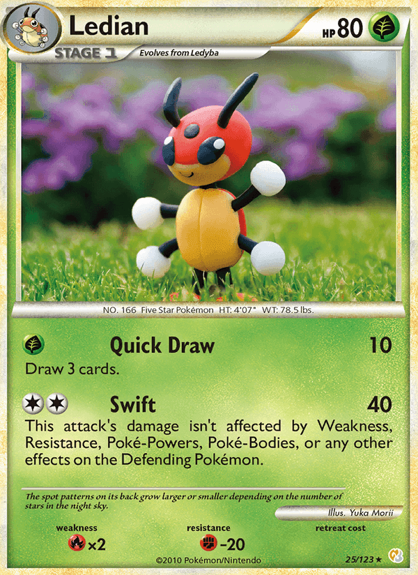 Ledian, carta 25 de HeartGold SoulSilver