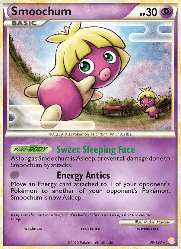 Smoochum, carta 30 di HeartGold SoulSilver