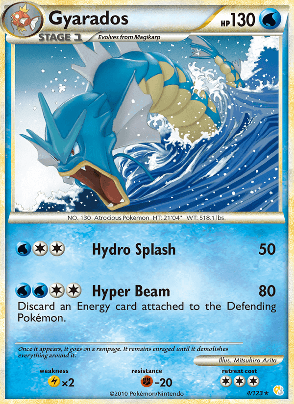 Gyarados, carte 4 de HeartGold SoulSilver