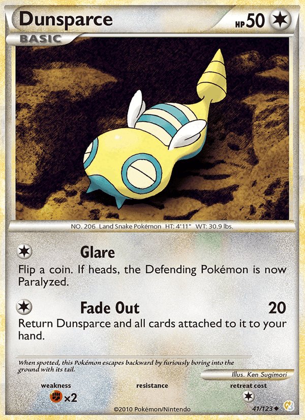 HeartGold SoulSilver の 41 番、Dunsparce