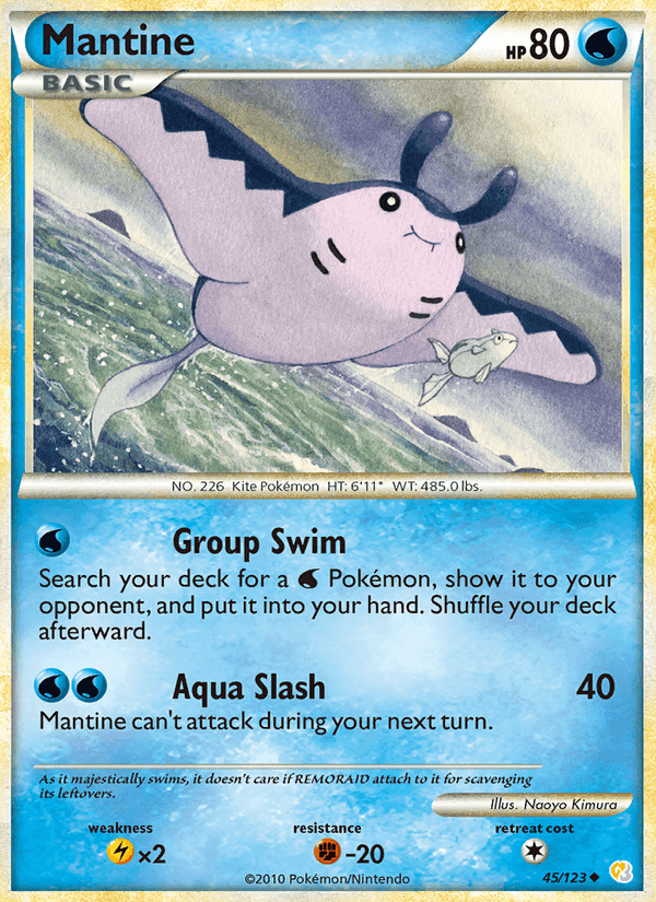 Mantine, carta 45 di HeartGold SoulSilver