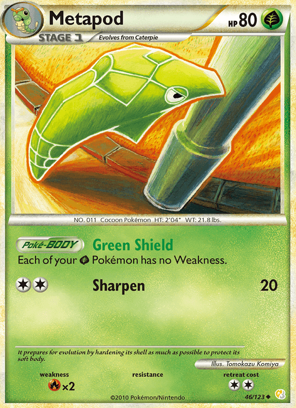 HeartGold SoulSilver の 46 番、Metapod